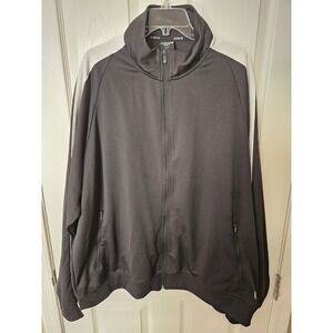 Solaris Men's Heavy Jacket Full Zip Black White Outdoor Casual, 3XT